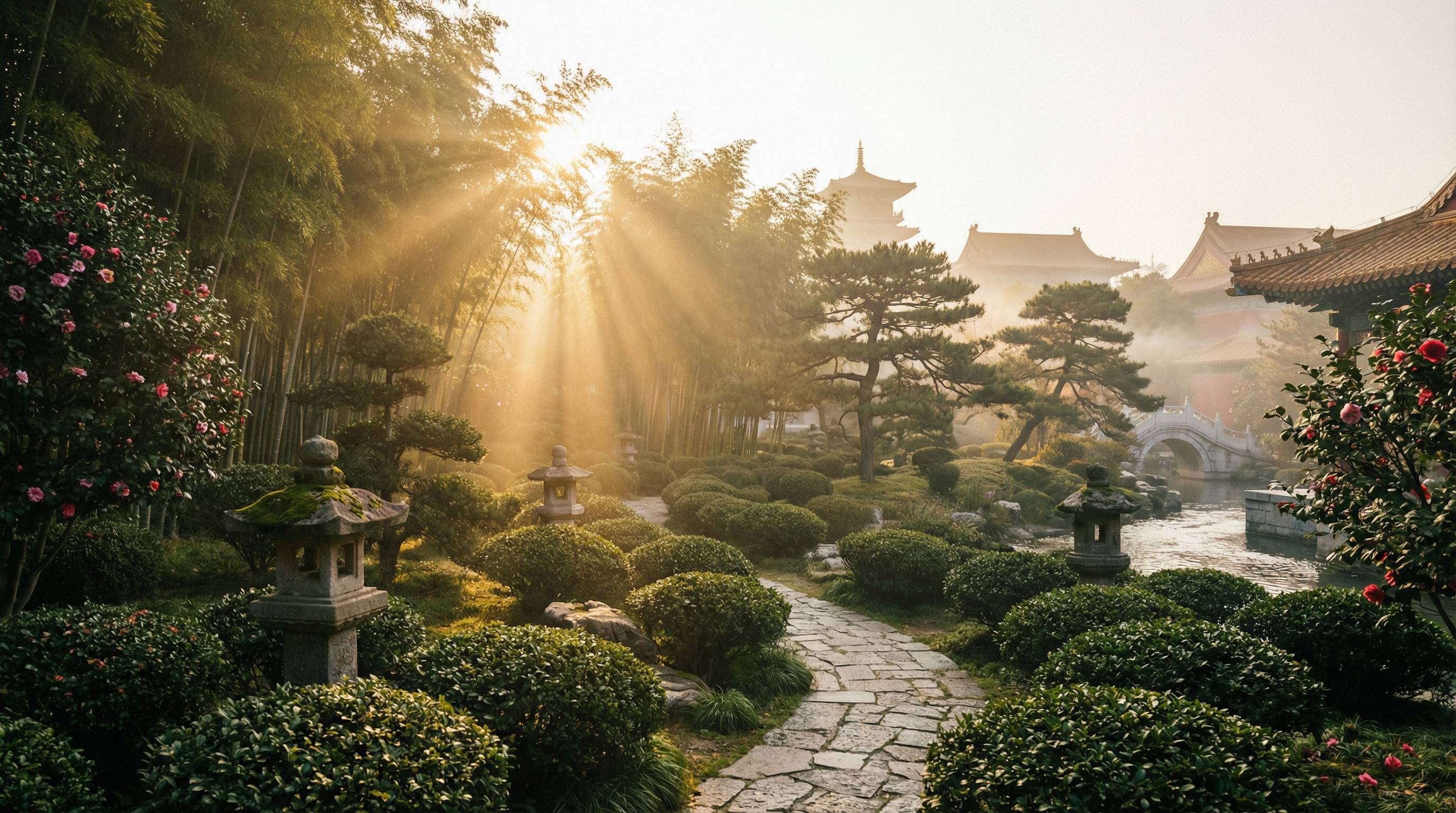 精神小妹植物视频 - 茶园晨曦植物视频