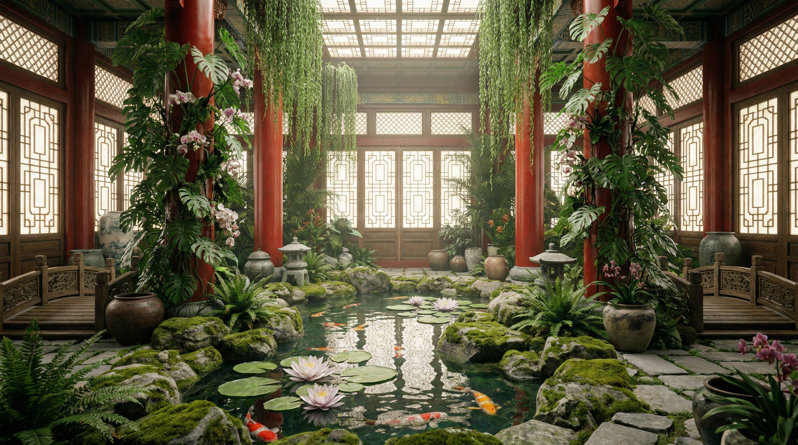 精神小妹植物视频 - 室内植物园视频